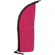Пенал-косметичка 210*85*40мм BERLINGO STYLE ткань розовый