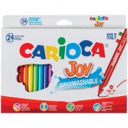 Фломастеры 24цв CARIOCA JOY смываемые 40615