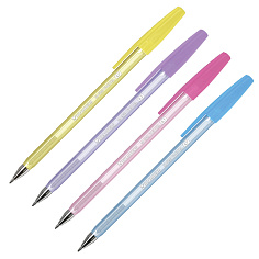 Ручка шарик синяя 0,35мм BRAUBERG M/500 PASTEL
