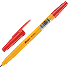 Ручка шарик красная 0,5мм ATTACHE ECONOMY оранжевый корпус