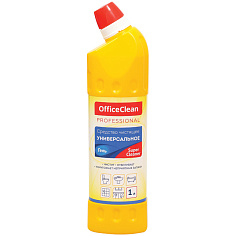 Средство для сантехники 1л гель отбеливающий OFFICECLEAN PROFESSIONAL