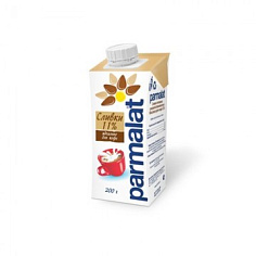 Сливки PARMALAT ультрапастеризованные 11% 0,2л