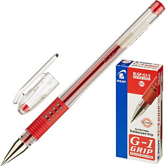 Ручка гелевая PILOT BLGP-G1-5 (GRIP) красн