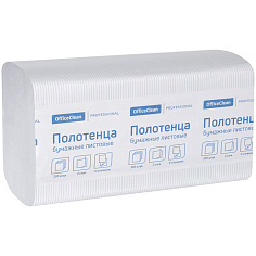 Полотенце бум V-сложение 2сл 20пач/уп 200л 21х21,6см OFFICECLEAN PROFESSIONAL