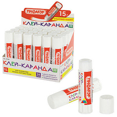 Клей-карандаш 15гр ПИФАГОР