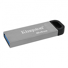 Флеш-память 64Гб USB 3.2 KINGSTON DATA TRAVELER KYSON серебристая