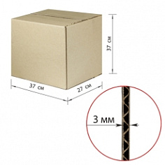 Короб гофрированный 370х270х370мм