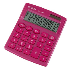 Калькулятор 12 разрядов CITIZEN SDC-812NR-PK настольный розовый