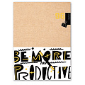 Тетрадь А4, 96 листов, клетка, на скрепке, BE MORE PRODUCTIVE