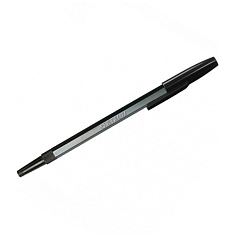 Ручка шарик черная масляная 1мм СТАММ 049