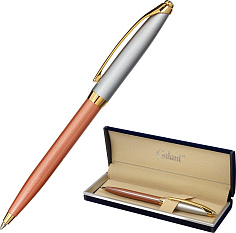 Ручка шарик GALANT DECORO ROSE хром корпус/розовое золото детали/синяя