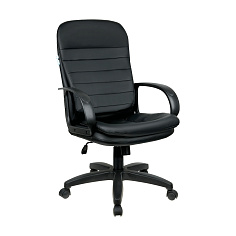 Кресло офисное HELMI HL-E66 LINES LT экокожа черное