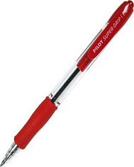 Ручка автом PILOT BPGP-10R (F) 0,7мм/резин упор/красный
