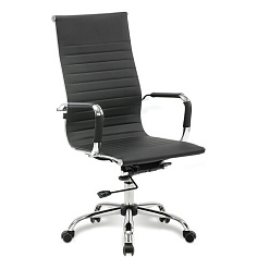 Кресло офисное BRABIX EX-509 с подлокотниками кожзам черное