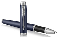 Ручка роллер PARKER IM CORE T321 Matte Blue CT F черн 1931661