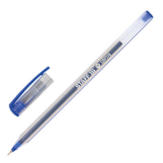 Ручка шарик синяя масляная игол/након 0,3мм STAFF OBP-316