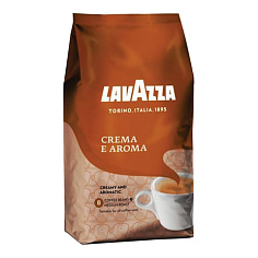 Кофе в зернах LAVAZZA CREMA e AROMA 1000г вакуум уп 2444