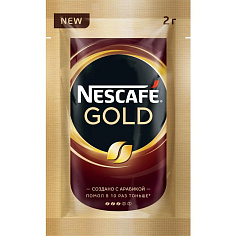 Кофе растворимый NESCAFE GOLD сублимированный порционный 30шт