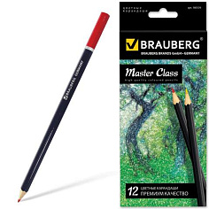 Карандаши 12цв шестигранные заточенные BRAUBERG ARTIST LINE