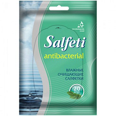 Салфетки влажные 20шт антибактериальные SALFETI