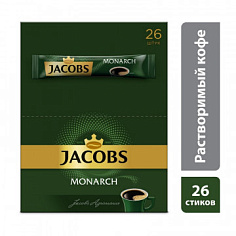 Кофе растворимый JACOBS MONARCH порционный 26штx1,8г
