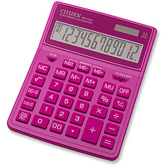 Калькулятор 12 разрядов CITIZEN SDC-444XRPKE настольный розовый