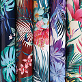 Бумага упаковочная подарочная 100х70см TROPICS ассорти