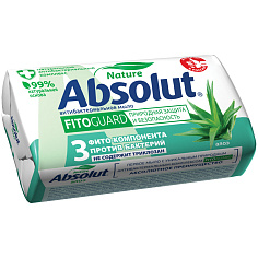 Мыло туалетное 90г ABSOLUT Алоэ антибактериальное