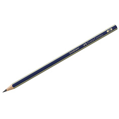 Карандаш черногр 2B б/ластика дерево шестигранный FABER-CASTELL GOLDFABER 1221