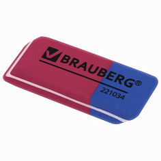 Ластик комбинированный 41х14х8мм BRAUBERG ASSISTANT 80