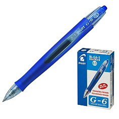Ручка гелевая PILOT BL-G6-5 (L) синий автом