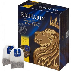 Чай черный RICHARD ROYAL CEYLON 100 пактиков 61066