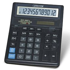 Калькулятор 12 разрядов CITIZEN SDC-888TII настольный