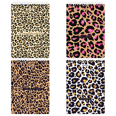 Блокнот А5 80л клетка гребень LEOPARD