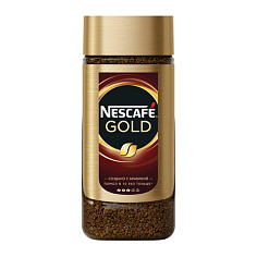 Кофе растворимый NESCAFE GOLD 95г сублимированный стекл банка