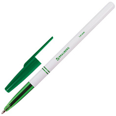 Ручка шарик зеленая 0,5мм BRAUBERG
