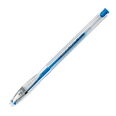 Ручка гелевая голубая 0,5мм CROWN HJR-500H