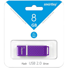 Флеш-память 8Гб USB 2.0 SMART BUY QUARTZ фиолетовый