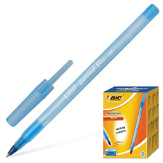 Ручка шарик синяя масляная 0,32мм BIC ROUND STIC М
