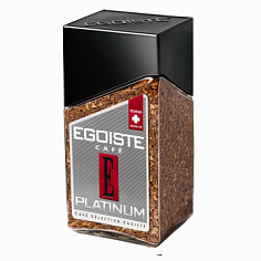 Кофе растворимый EGOISTE PLATINUM 100г стекло