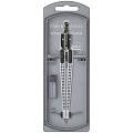 Циркуль FABER-CASTELL GRIP +грифели пластик футляр серый