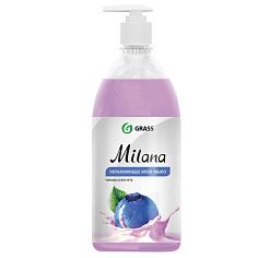 Мыло-крем жидкое 1л GRASS MILANA Черника в йогурте 126301