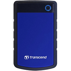 Внешний жесткий диск 2Tb 2.5 USB 3.0 TRANSCEND STOREJET 25H3  синий TS2TSJ25H3B