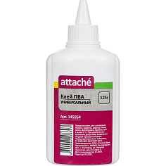 Клей ПВА 125г с дозатором ATTACHE