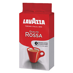 Кофе молотый LAVAZZA QUALITA ROSSA 250г вакуум уп