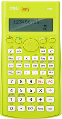 Калькулятор 10+2 разрядов DELI E1710A научный зеленый