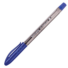 Ручка шарик синяя масляная рез/грип игол/након 0,35мм BRAUBERG BLACK TONE