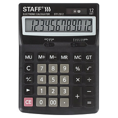 Калькулятор 12 разрядов STF-2512 настольный двойное питание