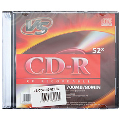 Диск CD-R VS 700Mb 52х Slim Case