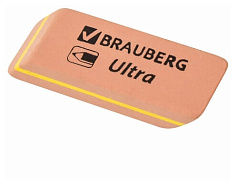 Ластик комбинированный 41х14х8мм BRAUBERG ULTRA